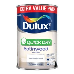 Quick Dry Satinwood 1.25L - Pure Brilliant White