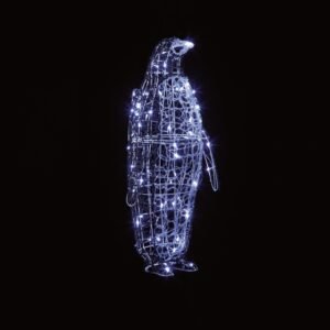 Soft Acrylic Penguin - 80 LEDs 90cm