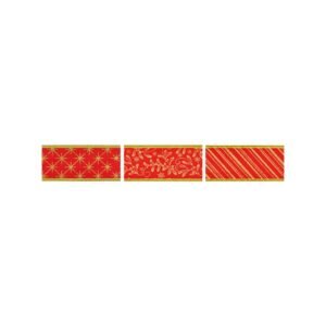 Red Ribbon - 6cm x 2.7m Assorted