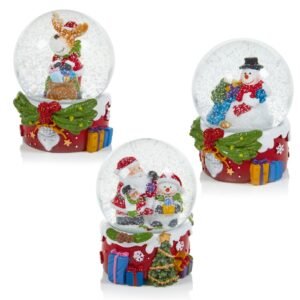 Christmas Character Waterglobe - 65mm Assorted