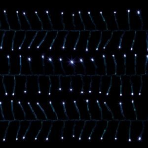 5000 LED Multi Action Cluster Brights With Timer - White /Green Cable