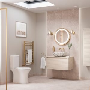 Wall Hung 2 Drawer Basin & Tall Wall Unit D