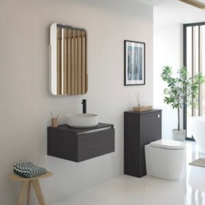 Wall Hung 1 Drawer Basin & Tall Wall Unit E