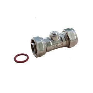 Chrome Straight Service Valve