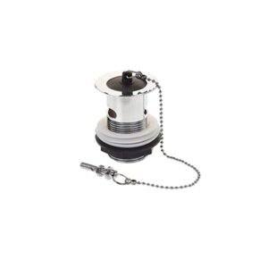 Chrome Basin Waste Slotted