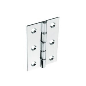 Chrome Plated D.S.W. Brass Hinges (Pair) 75mm