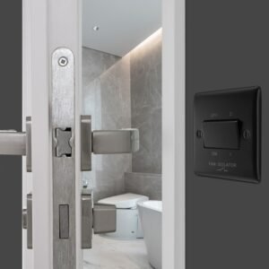 Matt Black Fan Isolator Switch