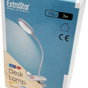 Clip On Dimmable Desk Lamp With USB