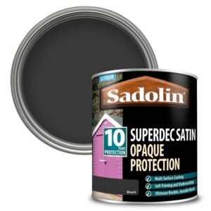 Superdec Satin Black - 1L