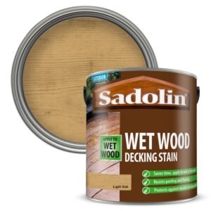 Wet Wood Decking Stain 2.5L - Light Oak