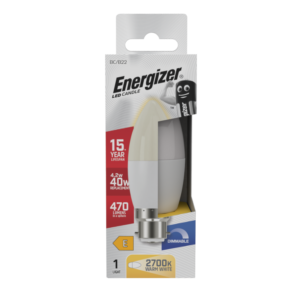 LED Candle 470lm Opal Dimmable