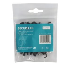 Cable Clip Round Black