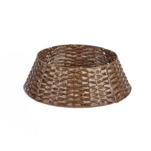 Brown Rattan Tree Skirt - 65cm