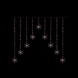 FlexiBrights Snowflake V Curtain With 267 LEDs