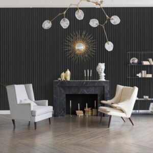 3D Panel RH Trim 2.6m - Charcoal