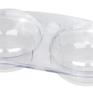 2 Cup Clear Egg Poacher