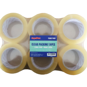 Clear Tape - 48mm x 132m Pack 6