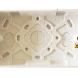 Double Pattress Box Square - 35mm