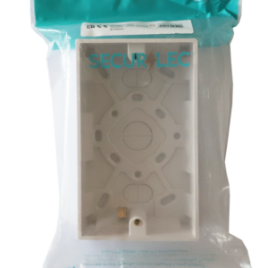 Double Pattress Box Bagged Square - 35mm