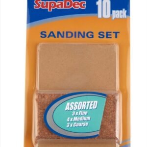 Sanding Block & 10 Sanding Sheets