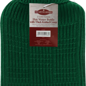 Hot Water Bottle With Thick Knitted Cover 2L