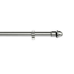 Extendable Metal CafÃ© Rod Silver