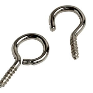 Silver Net Wire Hooks & Eyes