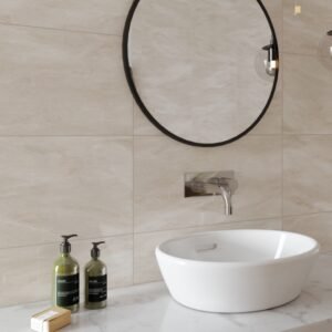 Calma Beige Gloss Ceramic Tile 600 x 300 x 9mm
