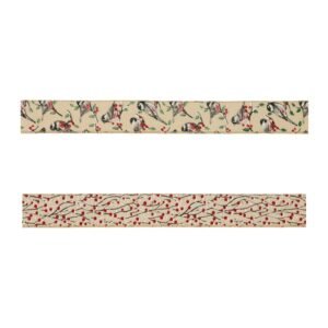Natural Bird or Berry Ribbon - 6cm x 5m