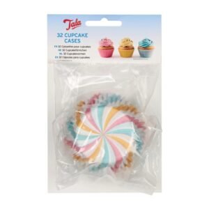 Rainbow Swirl Cupcake Case