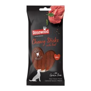 Chewy Sticks With Beef Dog Treats - 8 Pieces