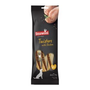 Twisters With Chicken Dog Treats