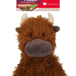 Tough Rope Core Cow Dog Toy