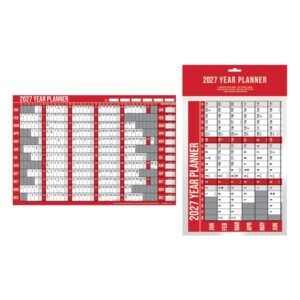 Yearly Wall Planner Calendar