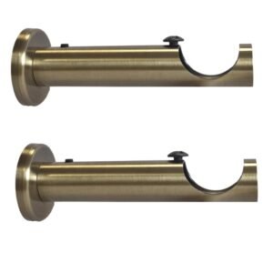 Cosmos Barrel Bracket Antique Brass