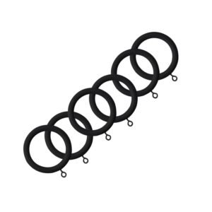 Shore Wood Rings Black