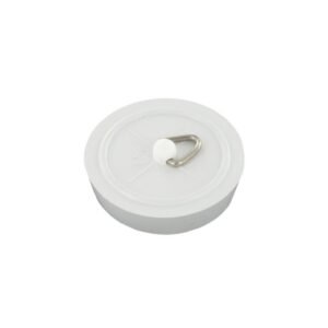 Sink & Bath Plug White/Black