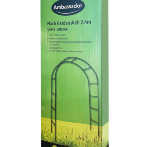 Black Garden Arch - 2.4m