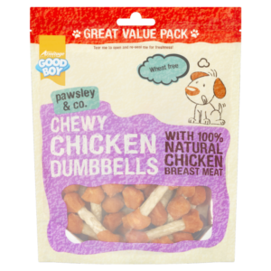 Chewy Chicken Dumbells Treats - 350g