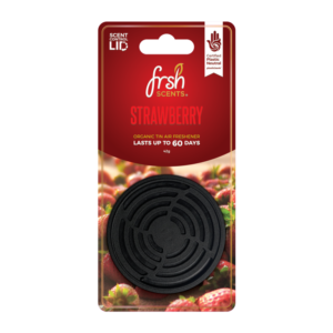 Fresh Tin Air Freshener Carded - Strawberry