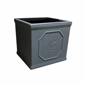 Heritage Graphite Large Square Planter