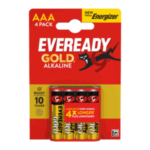 Gold AAA Batteries