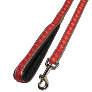Red/Beige Dog Lead