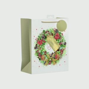 Christmas Wreath Gift Bag - Large