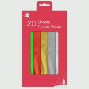 Tissue Paper 5 Colours - 20 Sheets