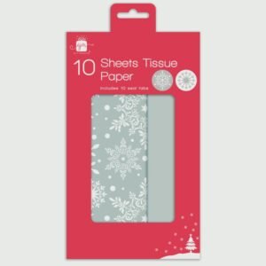 Tissue Paper Snow Silver - 10 Sheets