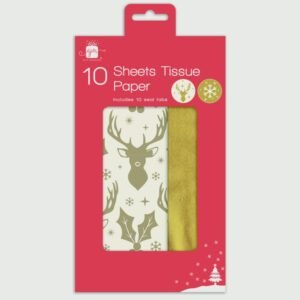 Gold Stag Tissue Paper - 10 Sheets