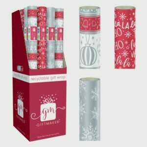Red & White Wrap - 4m x 69cm