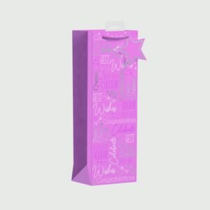 Pink Text Gift Bag