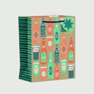 Beer Bottle Gift Bag